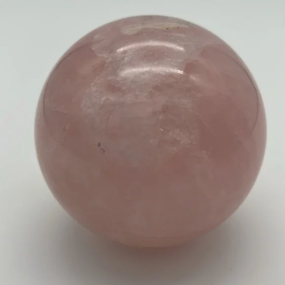 Rose Quartz Pink Sphere - ~ 2.25 lbs - Picture 7 of 10
